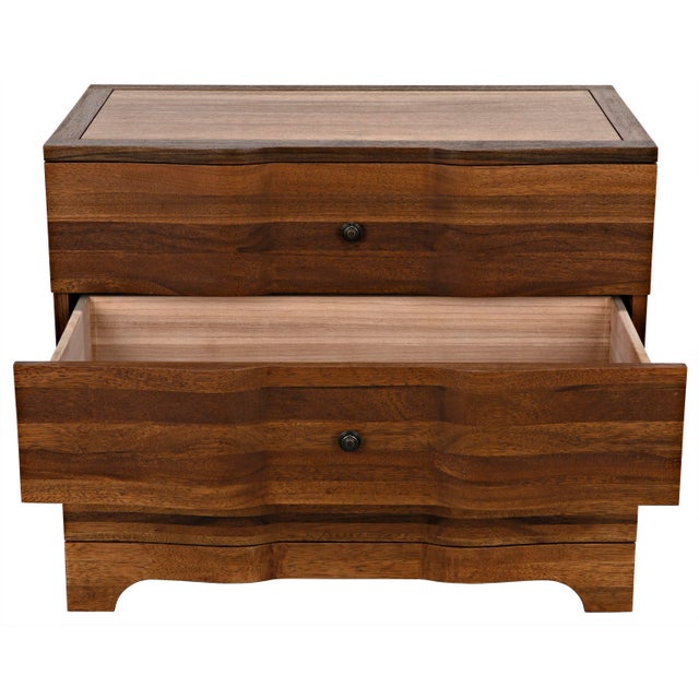 Brown NOIR Claudie Chest in Dark Walnut For Sale - Image 8 of 13