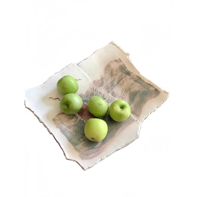 Signed 1980s Large Wall-Mounted Stoneware Art Sculpture For Sale - Image 9 of 9