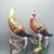 This striking pair of vintage porcelain pheasants brings a touch of color and elegance to any interior. Each bird is...