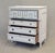 English Antique English Painted Dresser Chest of Drawers With Greek Key Motif For Sale - Image 3 of 14