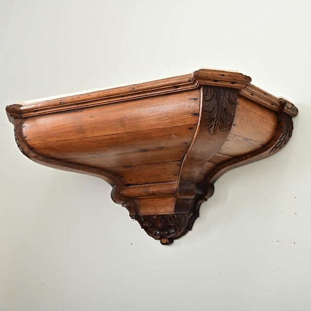 Portuguese Pair of 18th Century Pine Altar Consoles For Sale - Image 15 of 16