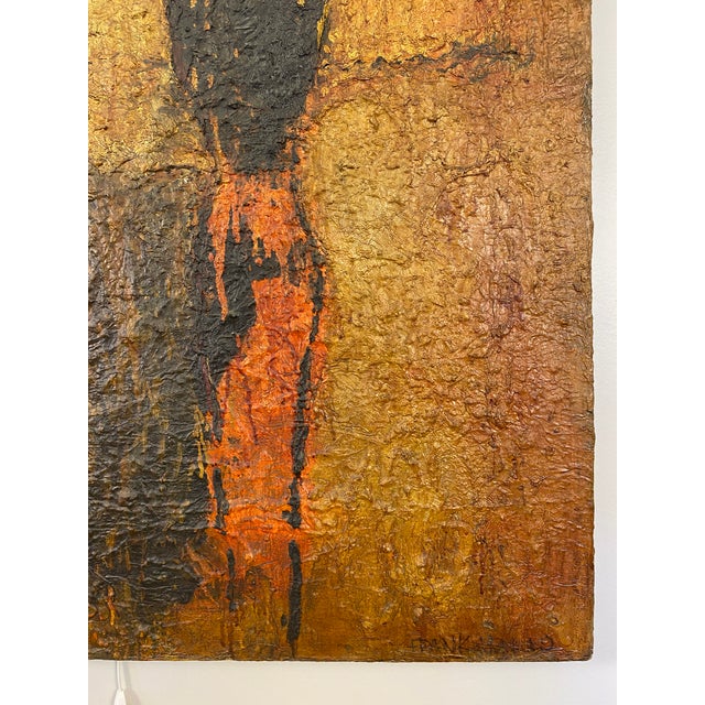 Frank Arnold Oil on Canvas Abstract Figurative Painting Titled "Escape" For Sale - Image 17 of 18