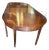 Circa 1840 Georgian Pair of English D End Tables With Mahogany Dining Table For Sale