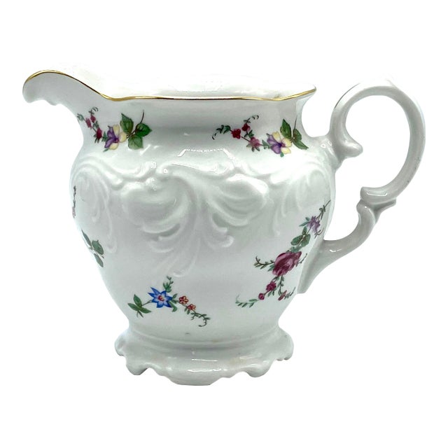 1930s Hand-Painted Porcelain Jug For Sale