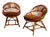 Vintage Bamboo Chairs, Italy, 1960s, Set of 2 For Sale