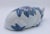 Mid 20th Century Mid 20th Century Asian Blue and White Ceramic Cat For Sale - Image 5 of 9