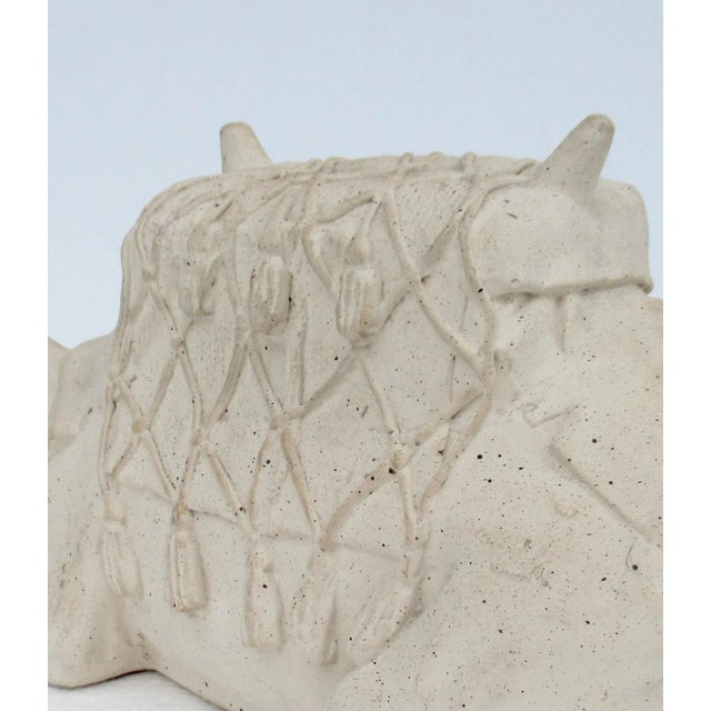 Vintage C1960's Cement Camel in Repose Sitting Position Decorative Accent And/Or Object For Sale - Image 11 of 13
