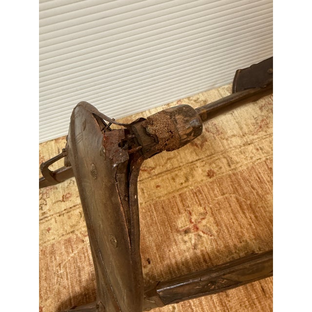 Wood 18th Century Napoleonic Camel Saddle For Sale - Image 7 of 12