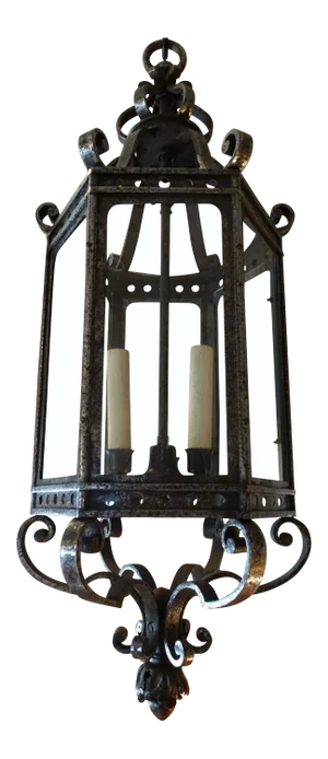 French Vintage Iron Lantern