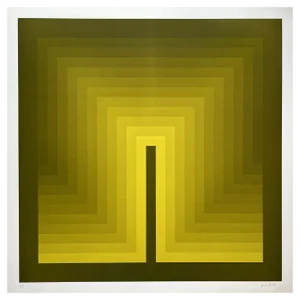 Jim Bird, Tribute to Vasarely, 1970s, Photolithograph
