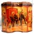 Very Rare Antique Huntley and Palmers Lidded Hinged Biscuit Tin Themed With Monkeys, Children, Cats and Dogs. Circa 1880 - 1900 For Sale - Image 11 of 17