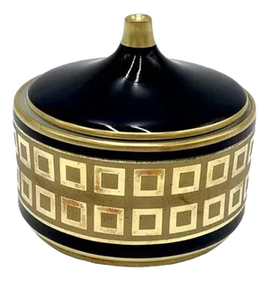 Cobalt Sugar Bowl and Caske from Royal Porzellan Bavaria Km, 1960s