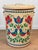 Vintage Farmhouse Pennsylvania Dutch Tin Waste Garbage Can W/ Lid For Sale - Image 4 of 13