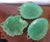 English 19th Century English Green Glazed Porcelain Leaf Dishes - Set of 3 For Sale - Image 3 of 11