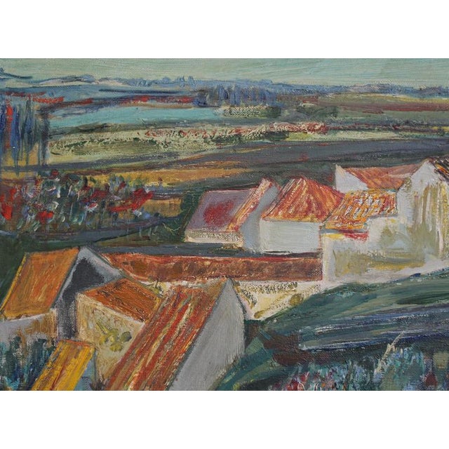 Paul Braig, Le Petit Village, 1950s, Oil on Canvas For Sale - Image 14 of 18