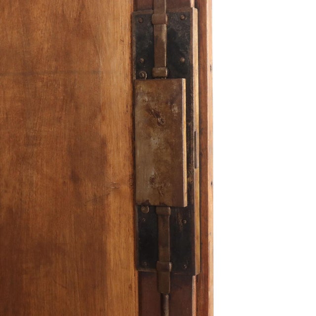 19th Century Louis Philippe Walnut Wardrobe, Italy For Sale - Image 9 of 16