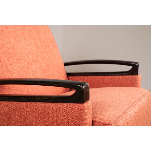 Wood Italian Lounge Chairs, 1950s, Set of 2 For Sale - Image 7 of 8