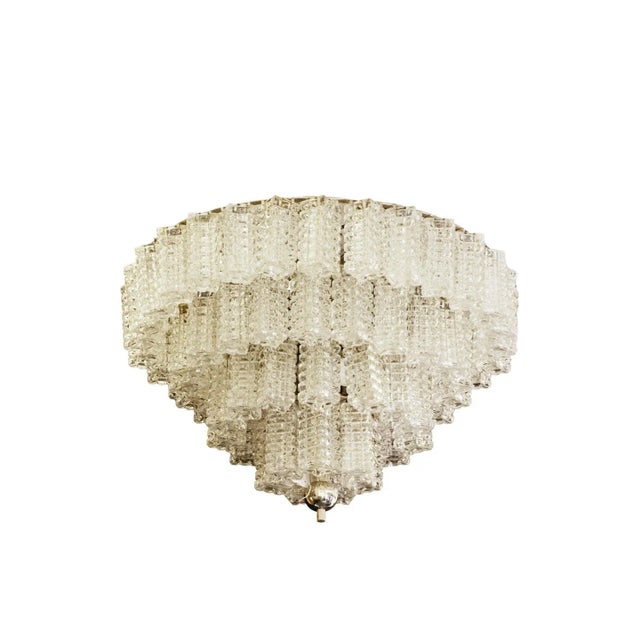 1960s Italian Glass Chandelier, 1960s For Sale - Image 5 of 5