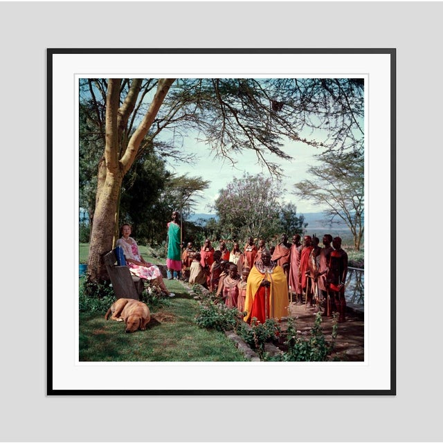Modern Lady Hamilton 1955 by Slim Aarons Framed C-Print For Sale - Image 3 of 3