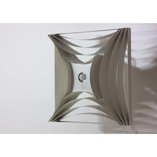 Architectural Ceiling Lamp, Belgium, 1960s For Sale - Image 6 of 10