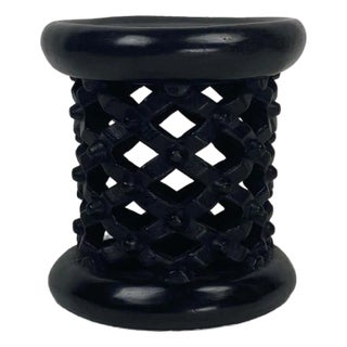 Hand-Carved Bamileke African Accent Table. For Sale