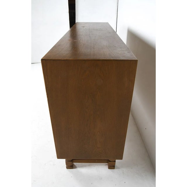 1970s Vintage Danish Oak Sideboard in the Manner of Henning Kjærnulf For Sale - Image 14 of 16