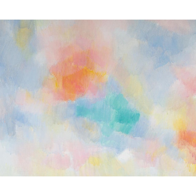 1969 “L’Espace Seul” Abstract Oil on Canvas Painting by Daniel Ravel For Sale - Image 4 of 8