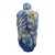 Chinese Carved Natural Lapis Lazuli Leaves Snuff Bottle For Sale