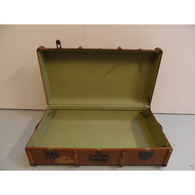 1950s Vintage Wooden Suitcase, 1950s For Sale - Image 5 of 13