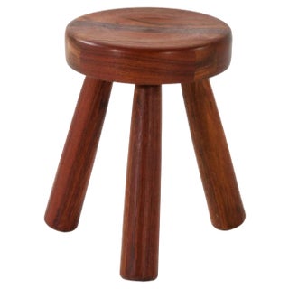 Small Stool in Jatoba Wood by Ingvar Hildingsson, 1980s For Sale