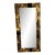 Hollywood Regency Tortoise Glass Full-Length Mirror For Sale