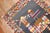Accent size Persian Kilim from the late 20th century with a Small bird riding on a colorful pony surrounded by an exotic...
