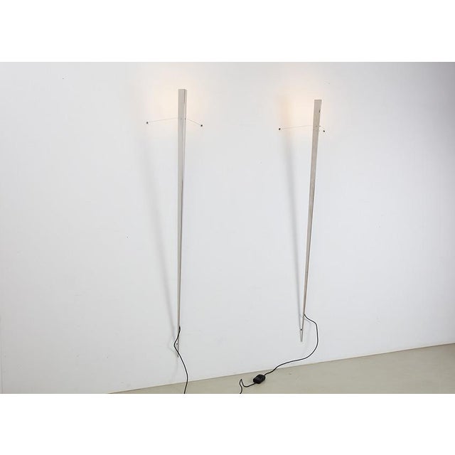 Torchere Wall Lights by Gilles Derain for Lumen Center, 1990s, Set of 2 For Sale - Image 9 of 9