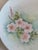 Vintage Hand-Painted Floral Plates Signed by Artist – Set of 2 For Sale - Image 4 of 12