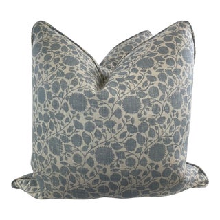 Peter Fasano "Baswa" in Fog 22" Pillows-A Pair For Sale