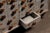 Antique 45-Drawer Industrial Hardware Cabinet on Cast Iron Legs For Sale - Image 11 of 16