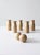 A vintage-style wooden milk bottle skittles game crafted as both a functional pastime and a sculptural decorative object....
