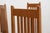 Wood Vintage Scandinavian High Back Wood Dining Chairs, 1980s, Set of 4 For Sale - Image 7 of 12