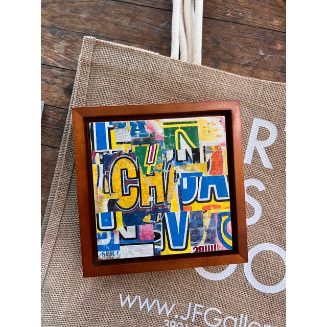 Cecil Touchon Collage on Panel Titled: PDP 1311 By Cecil Touchon 2023 For Sale In West Palm - Image 6 of 7