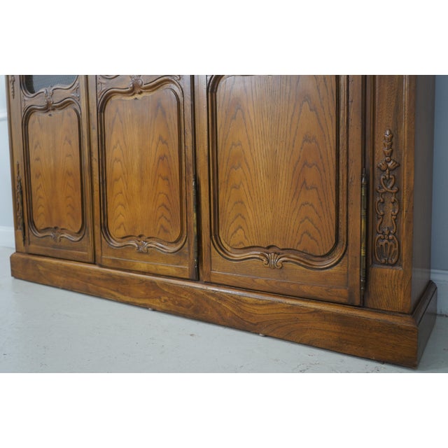 Baker Country French Oak China Cabinet For Sale - Image 13 of 18