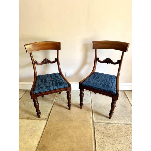 Hollywood Regency Antique Regency Mahogany Dining Chairs, 1820, Set of 6 For Sale - Image 3 of 7