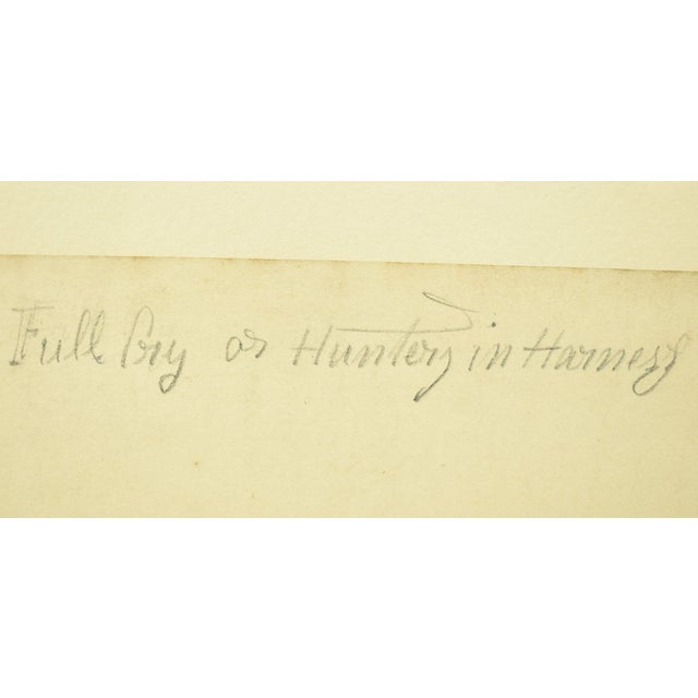 Traditional Late 19th Century "Full Cry or Hunters in Harness" Watercolour by Henry Alken (1810-1894) For Sale - Image 3 of 9