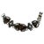 Vintage Jewel Smokey Quartz Silver Chain Bracelet For Sale - Image 10 of 12