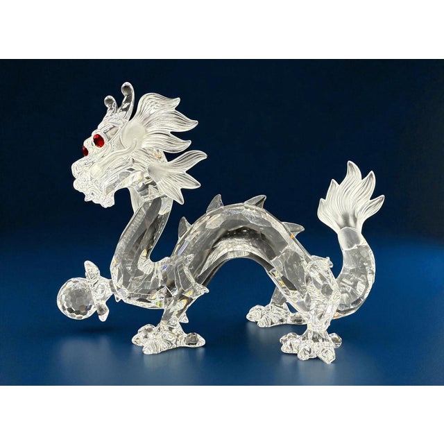 Swarovski Crystal Dragon by Gabrielle Stamey, 1997 For Sale - Image 10 of 10