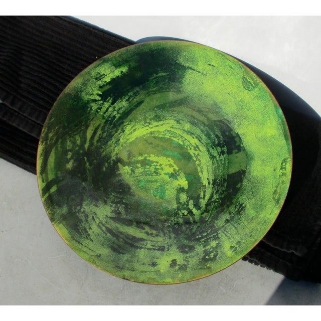 Mid-Century Enamel Dish Circa 1980s' For Sale In New York - Image 6 of 6