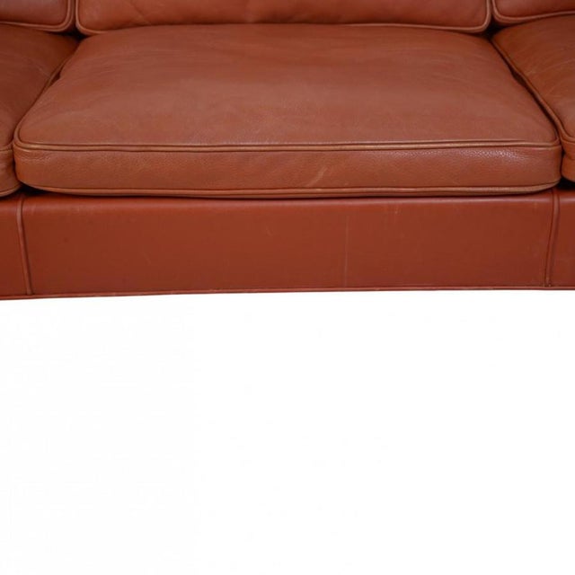 2213 3-Seater Sofa in Cognac Leather by Børge Mogensen, 1997 For Sale - Image 14 of 18