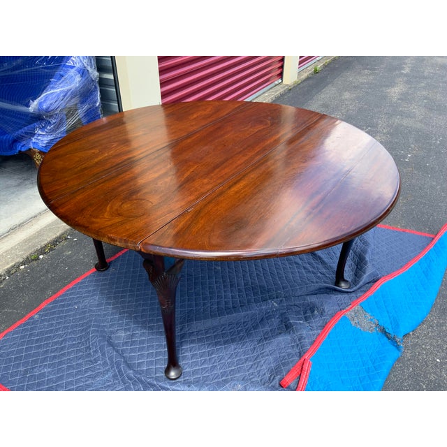 Late 18th Century Queen Anne Drop Leaf Dining Table For Sale - Image 10 of 11