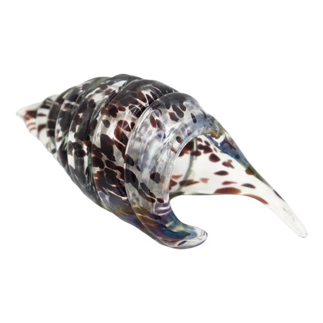 Vintage Shell in Murano Glass For Sale