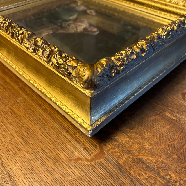 Late 19th Century The Torn Dress, Corneille Petit, Brussels Belgian, 1882 For Sale - Image 5 of 9