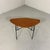 Stool by Ulferts Tibro, Sweden. Very nice shaped molded teak plywood seat, black steel frame. 1950’s. In good condition...